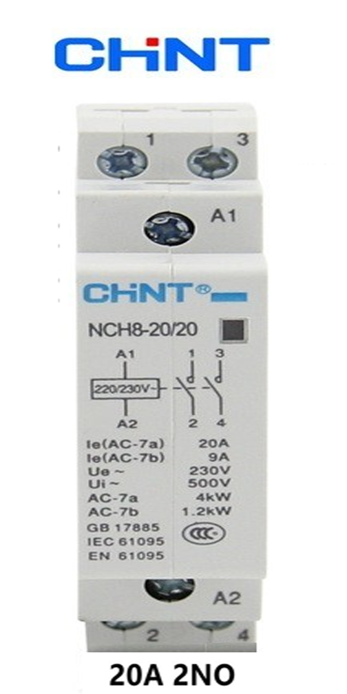 NCH8-40/20 230V contacteur modulaire CHINT - Tunisie